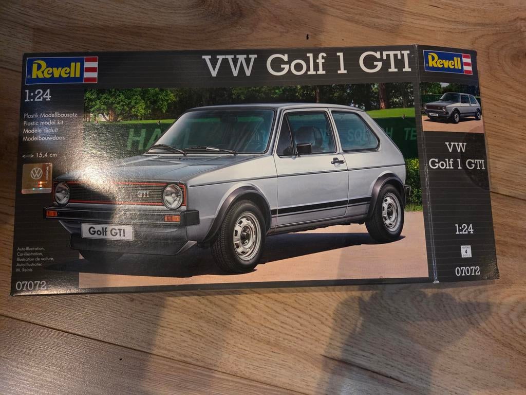 Revell VW Golf 1 GTI Modelbouwpakket - Schaal 1:24, Auto, Ophalen of Verzenden, Zo goed als nieuw, 1:32 tot 1:50