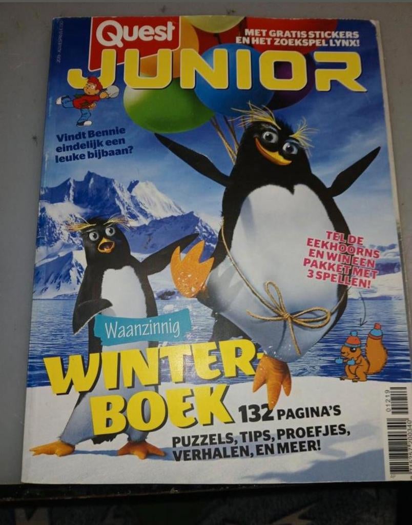 Leuk Quest Junior Winterboek, Boeken, Ophalen of Verzenden, Nieuw