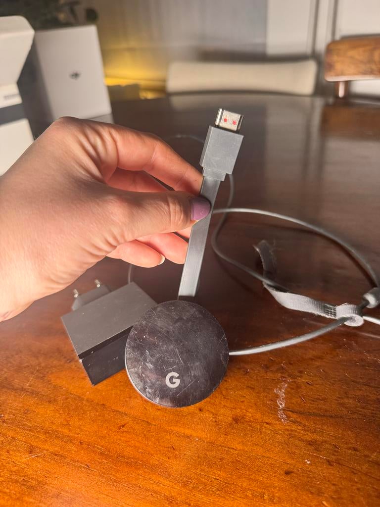 Google Chromecast HD - Gebruikt, Werkt Goed, Ophalen of Verzenden, Gebruikt, HDMI, Zonder harde schijf
