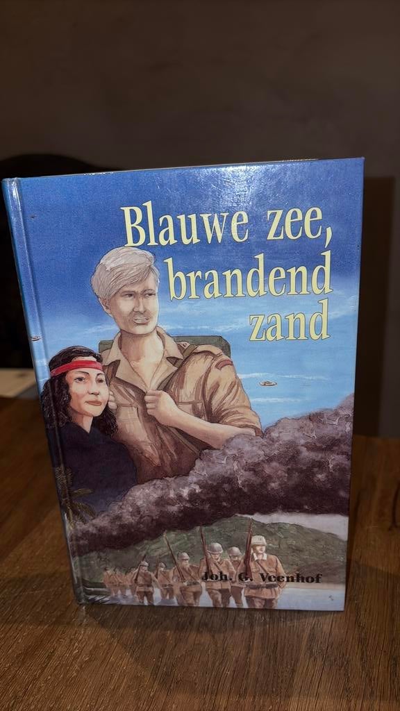 Joh.G. Veenhof - Blauwe zee, brandend zand, Boeken, Ophalen of Verzenden, Gelezen, Joh.G. Veenhof