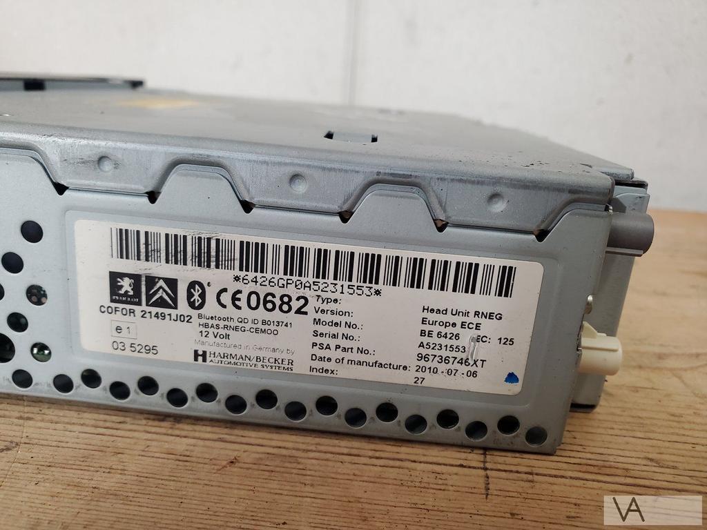 Peugeot Partner Citroen Berlingo radio navigatie 96736746xt, Auto diversen, Ophalen of Verzenden, -, -, -
