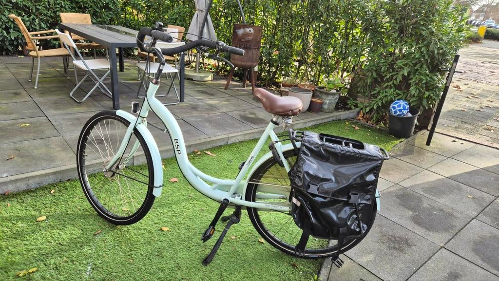 Opgeknapte mamafiets met versnellingen en nieuwe onderdelen, Fietsen en Brommers, Ophalen, 0 zitjes, Overige merken, Versnellingen