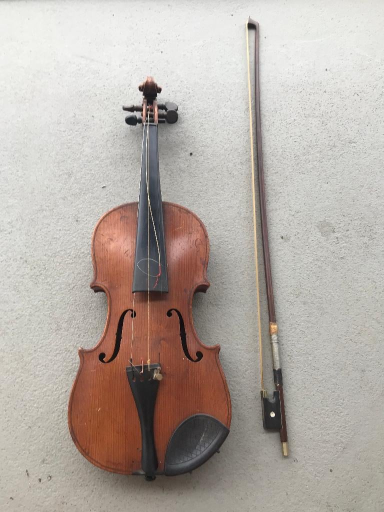 antiek viool 3/4, Muziek en Instrumenten, Strijkinstrumenten | Violen en Altviolen, Gebruikt, Viool, Ophalen of Verzenden, Geen