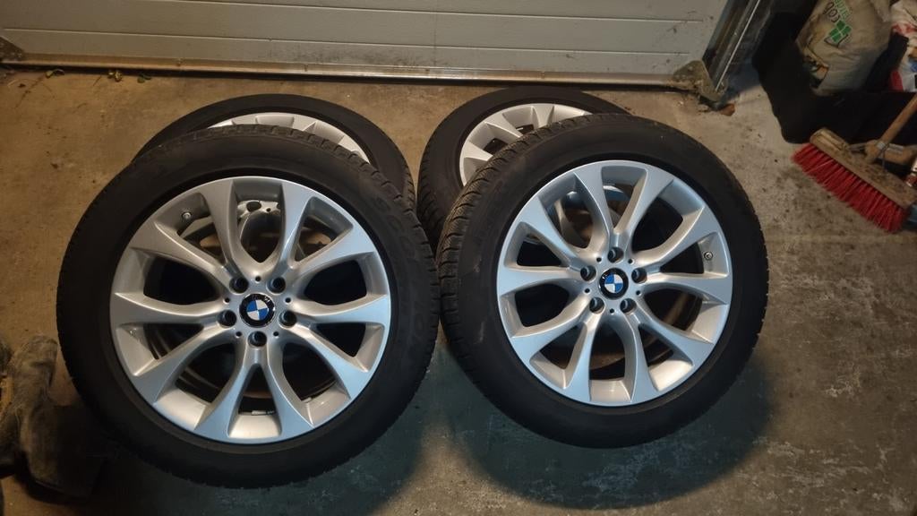 BMW X5 F15 Winterwielen Set, Auto-onderdelen, Banden en Velgen, 19 inch, Gebruikt, 255 mm, Banden en Velgen