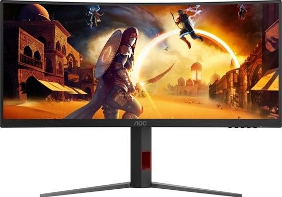 AOC CU34G4 34" Ultrawide Gaming Monitor 180Hz, Computers en Software, Monitoren, Gaming, Ultrawide, VA, Nieuw