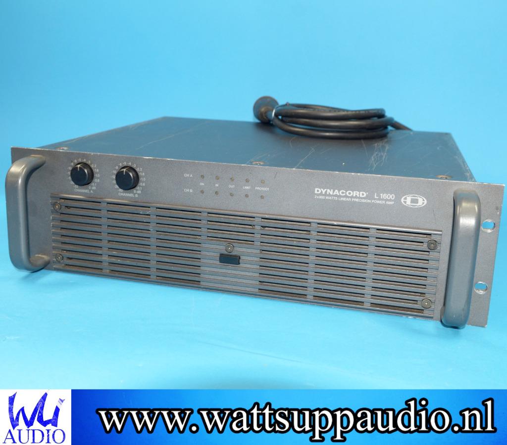 Dynacord L1600 2 kanaals Professional versterker P.A, Gebruikt, ., Ophalen of Verzenden, .