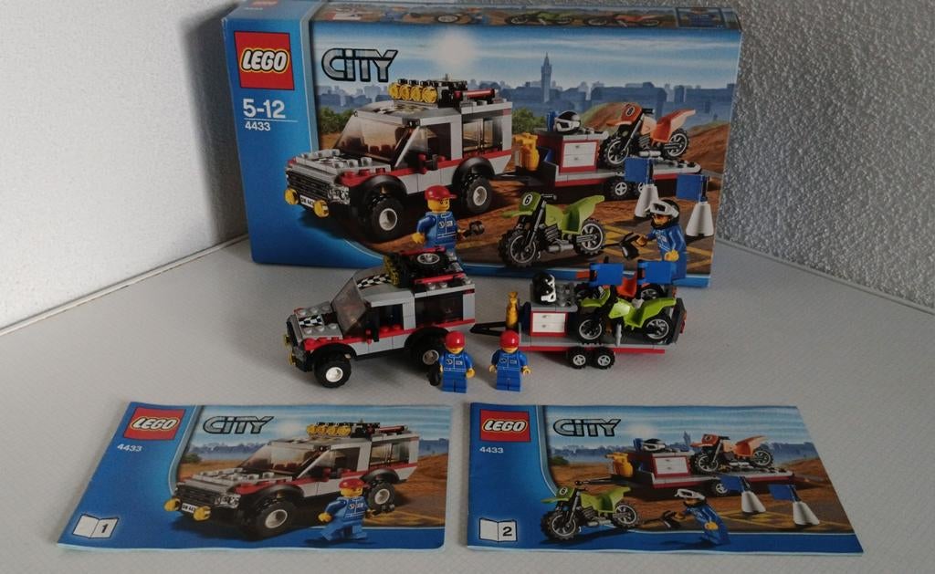 Lego City 4433 Dirt Bike Transporter, Kinderen en Baby's, Speelgoed | Duplo en Lego, Ophalen of Verzenden, Zo goed als nieuw, Complete set