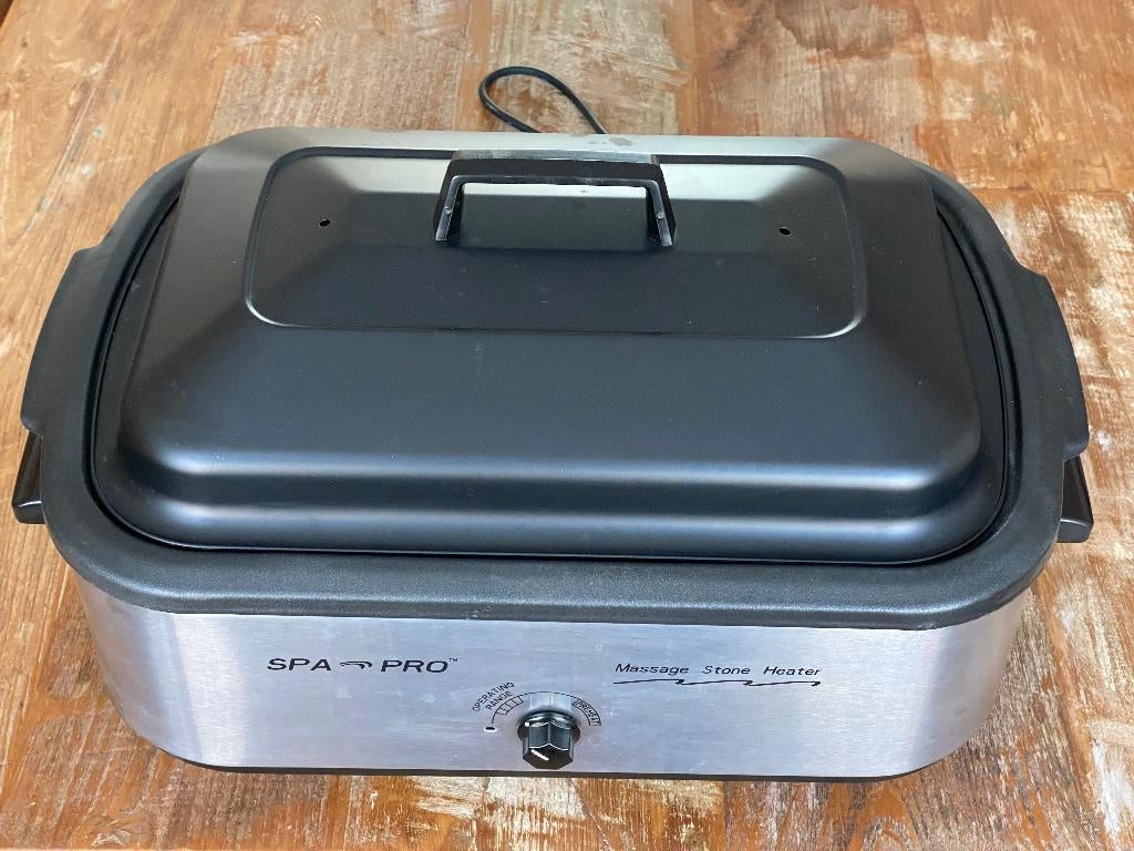 Hotstone heater met verschillende stenen, Ophalen, Zo goed als nieuw, Overige typen