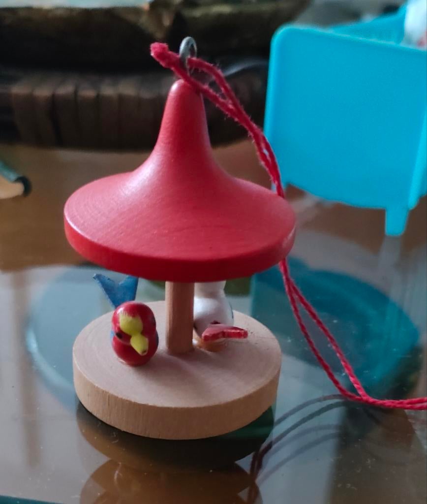 Houten Steinbach vogelhuis Carousel ornament met vogeltjes., Kinderen en Baby's, Speelgoed | Houten speelgoed, Ophalen of Verzenden