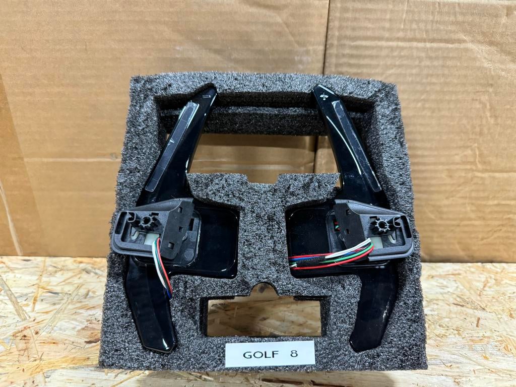 Golf 8 led paddle shifter hoogglans zwart NIEUW!, Ophalen of Verzenden, Nieuw