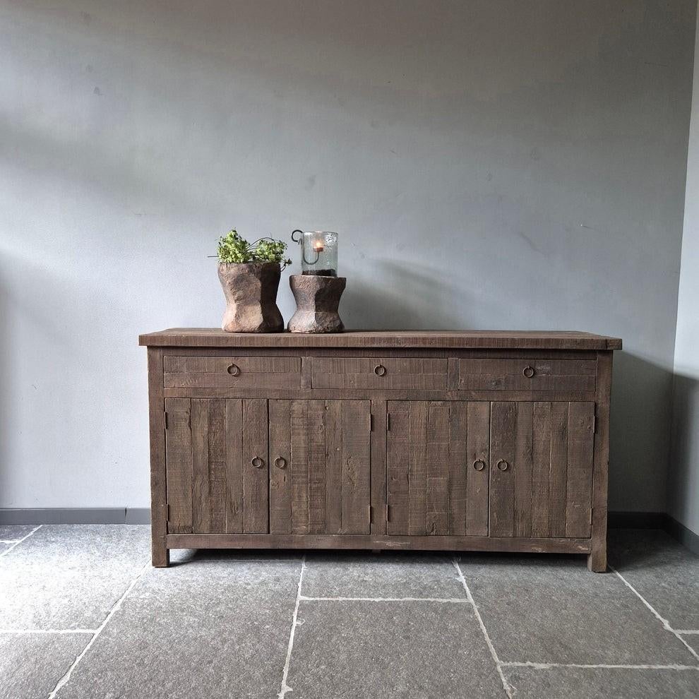 Driftwood dressoir landelijk sober stoer Jober Wonen, Huis en Inrichting, Kasten | Dressoirs, Ophalen of Verzenden, Nieuw, 25 tot 50 cm