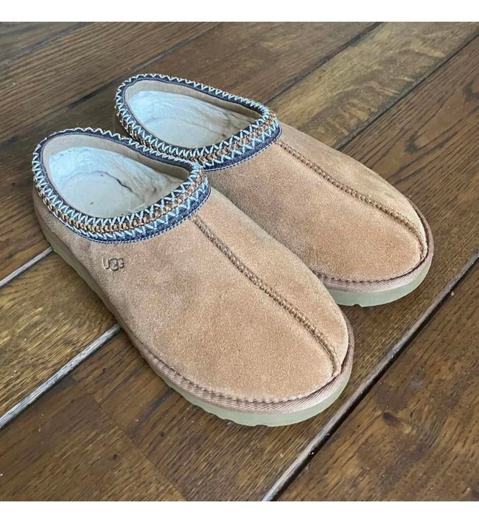 Bruine Instapper Tasman van Ugg, Uggs in maat 39., Kleding | Dames, Schoenen, Bruin, Ophalen of Verzenden, Zo goed als nieuw, Pantoffels of Sloffen