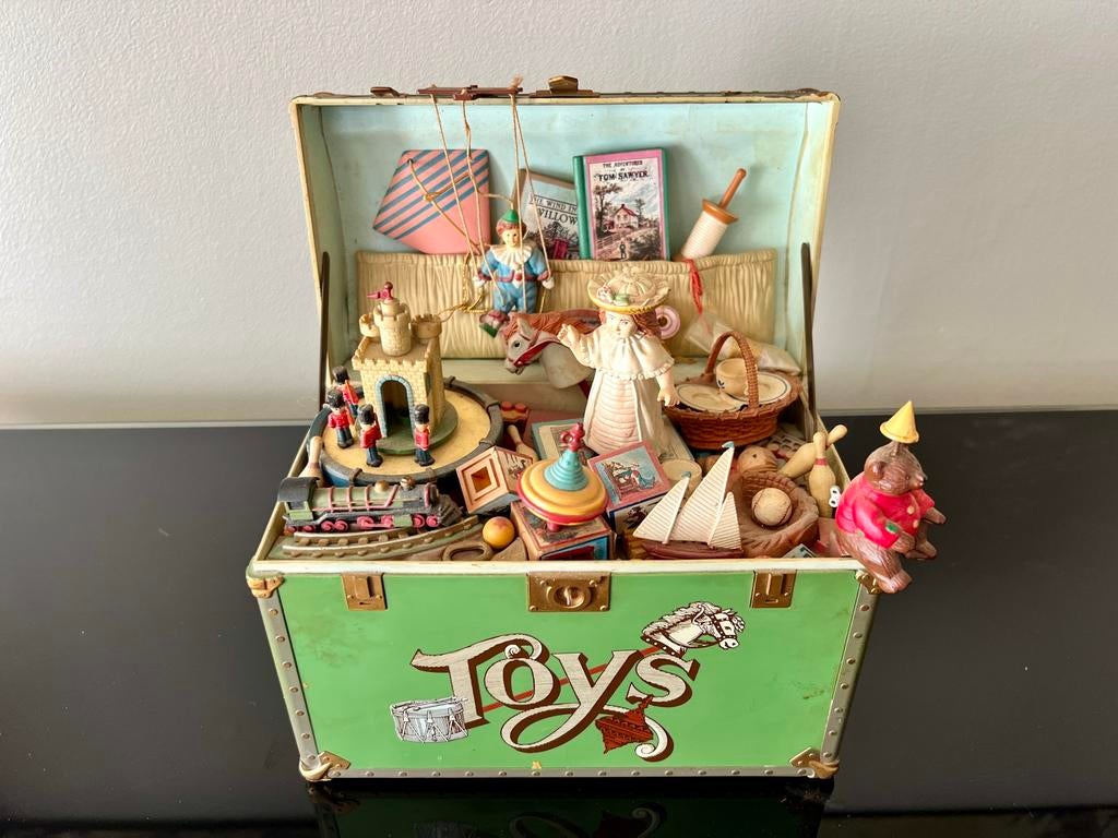 Vintage Toy Symphony Muziekdoos uit 1986, Antiek en Kunst, Antiek | Speelgoed, Ophalen