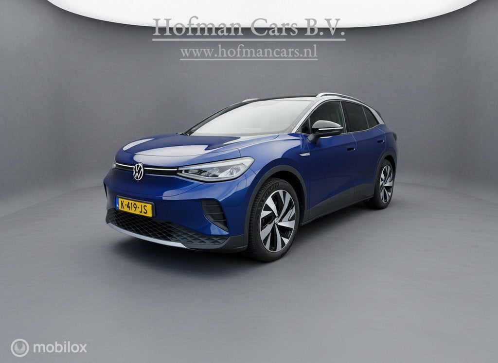 Volkswagen ID.4 First 77 kWh |SOH89% | Trekhaak Af Fabriek |, Auto's, Volkswagen, Automaat, Achterwielaandrijving, Gebruikt, Blauw