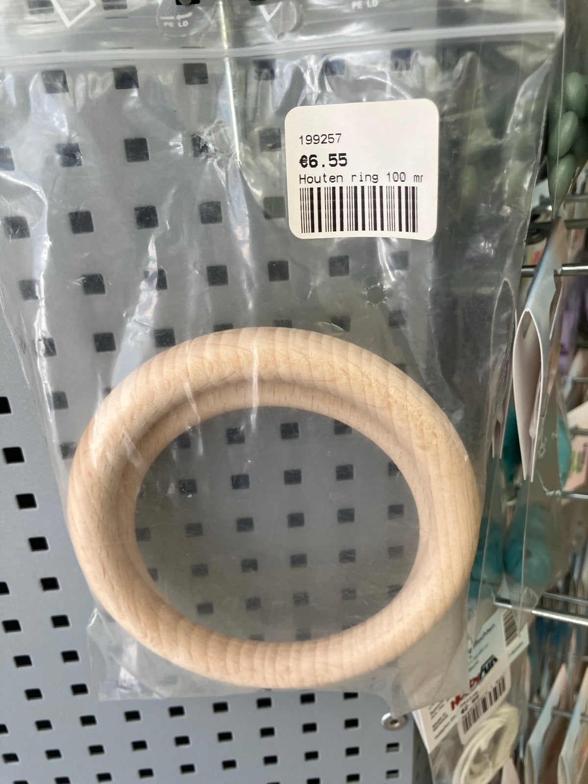 Houten ballen, ringen en diverse houten knutselspullen, Ophalen, Hout, Knutselmateriaal, Beige