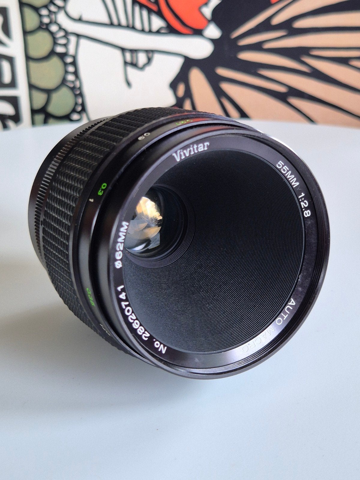Vivitar 55mm f/2.8 Auto Macro 1:1 (Komine) – Konica AR mount, Overige merken, Onbekend, Onbekend, Macrolens
