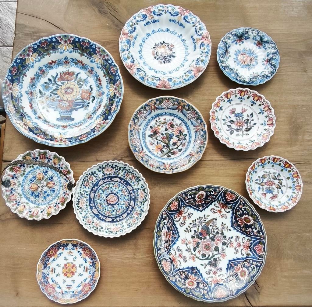 Makkum borden., Antiek en Kunst, Ophalen of Verzenden