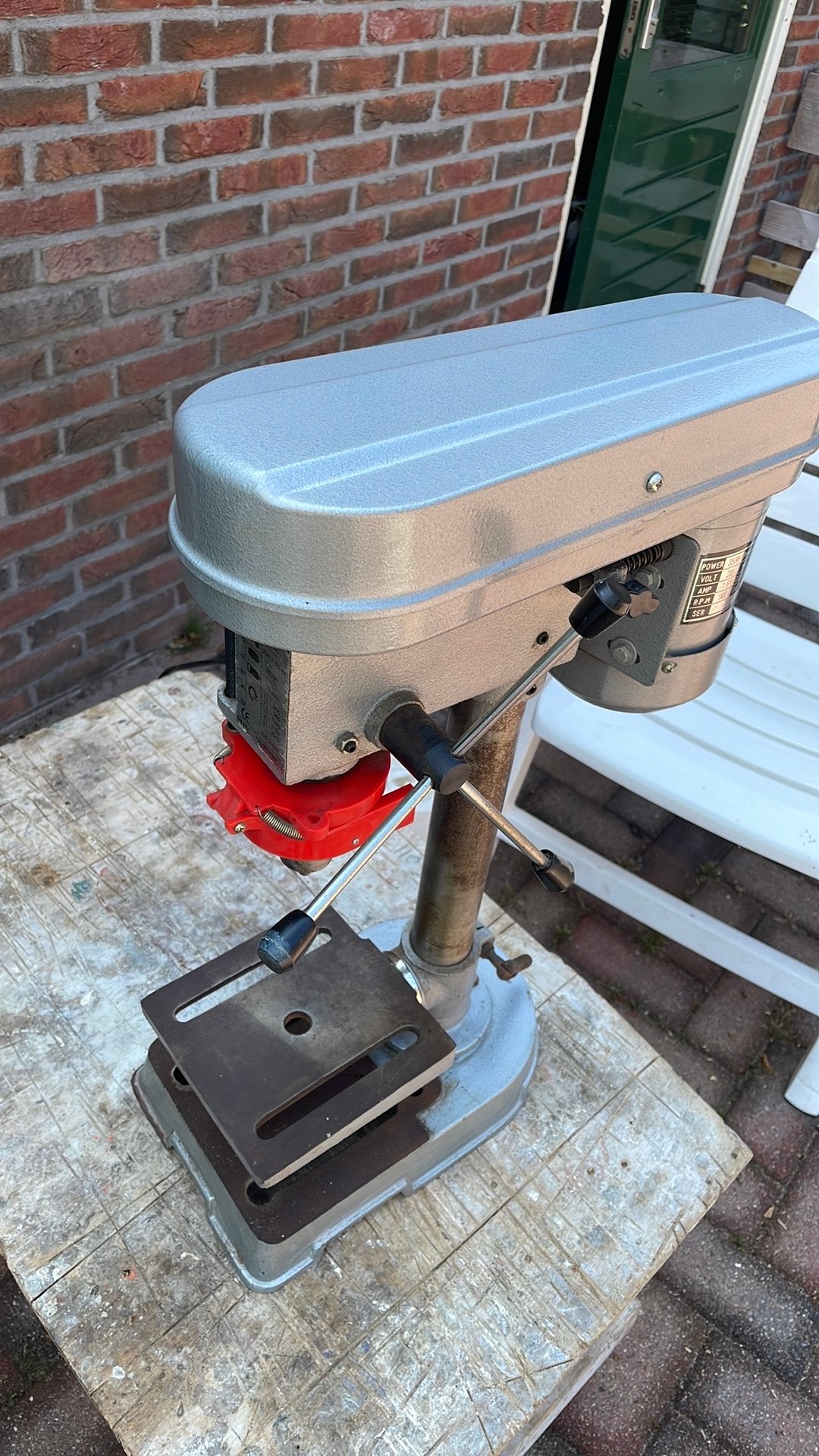 Kinzo kolomboormachine, Doe-het-zelf en Verbouw, Gereedschap | Boormachines, Ophalen, Gebruikt, Minder dan 400 watt, Kolomboormachine