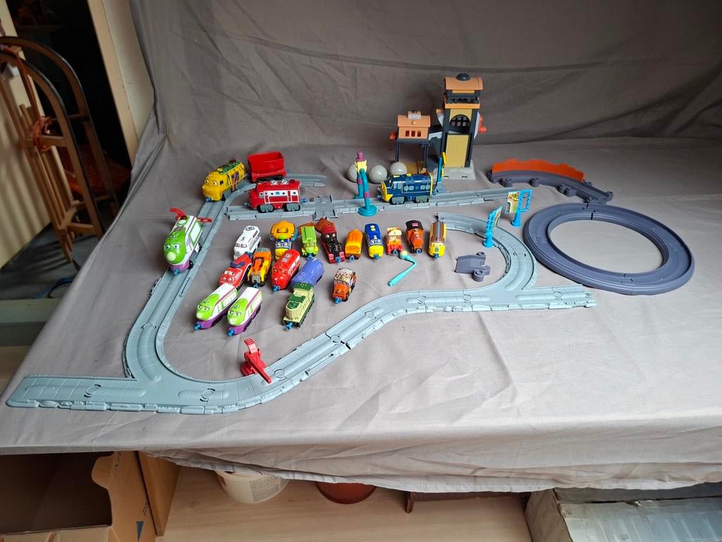 Chuggington treinen, grote treinen en kleine treinen, Ophalen