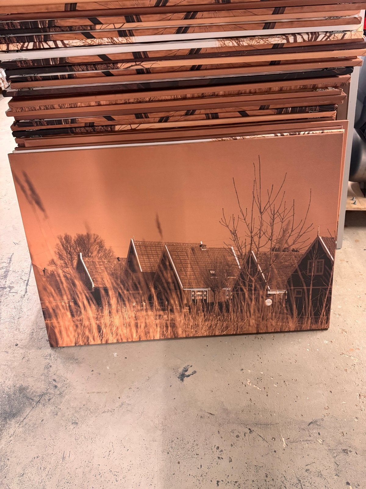 Grote collectie canvassen met Hollands thema, Ophalen, 125 cm of meer, Schilderij