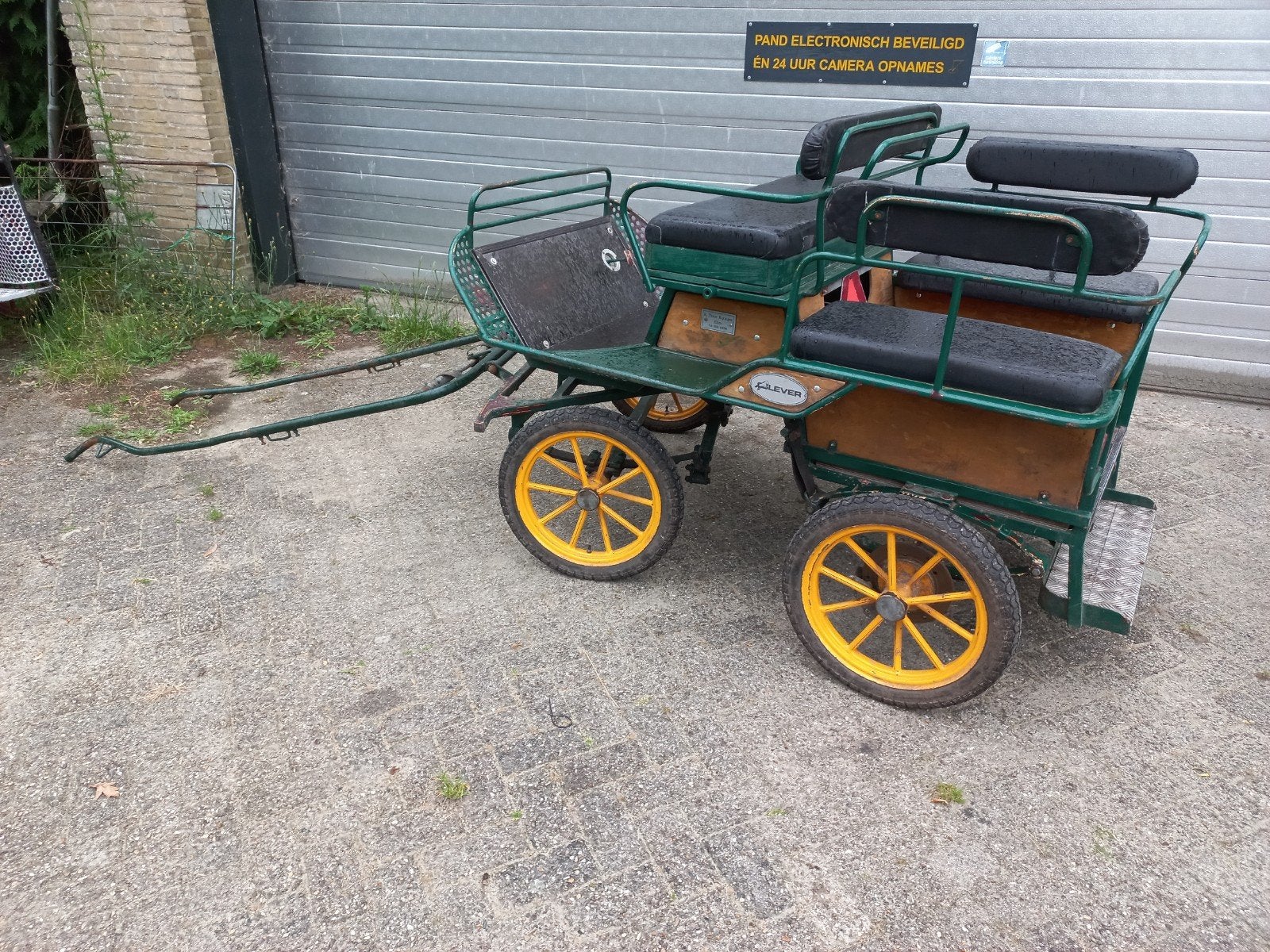 Goed onderhouden pony kar en Leuke recreatie menwagen., Dieren en Toebehoren, Zo goed als nieuw, Marathonwagen, Paard of Pony