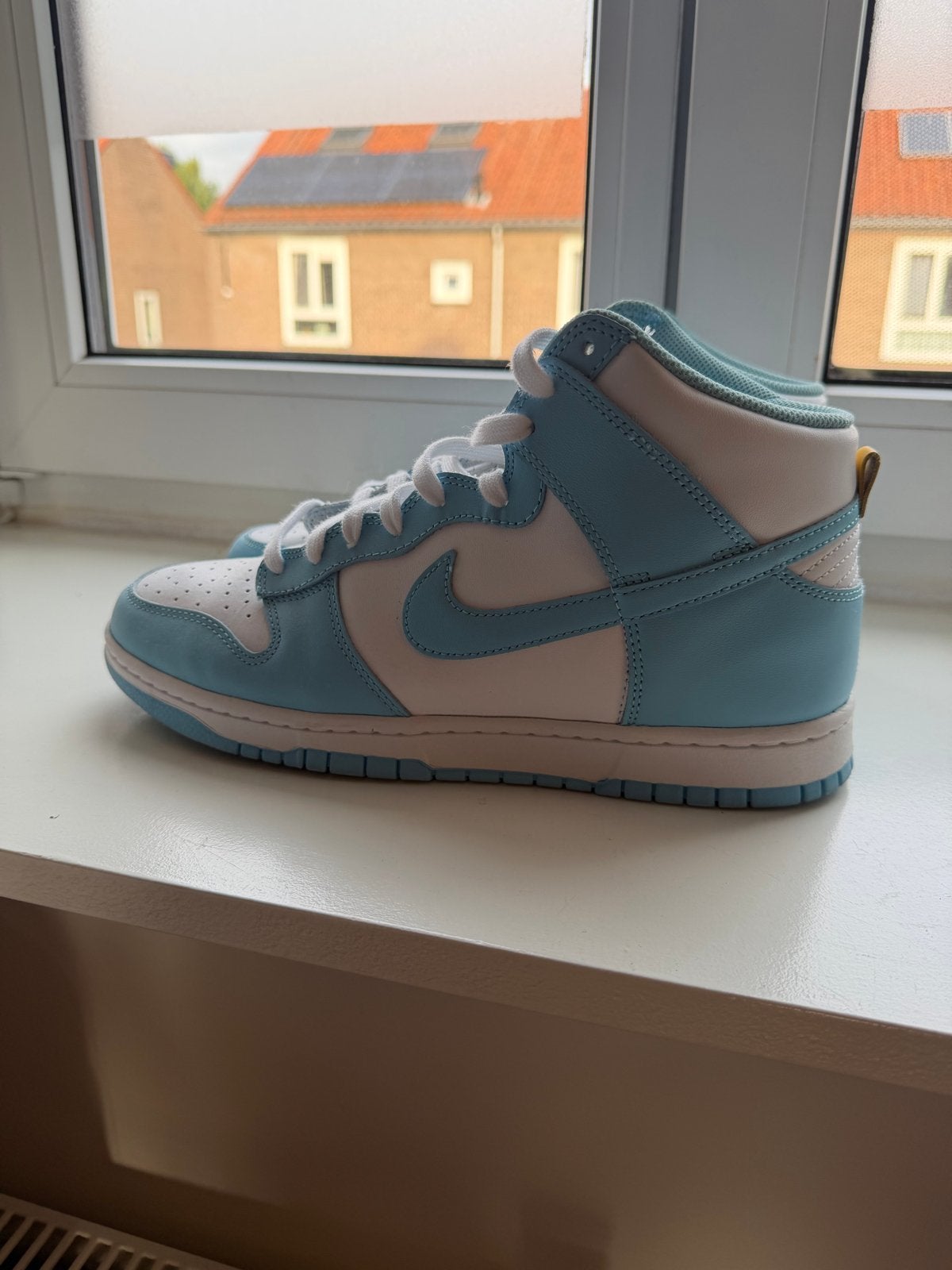 Nike Dunk High Retro Blue Chill/White - Maat 44, Ophalen of Verzenden, Nieuw, Blauw, Sneakers of Gympen