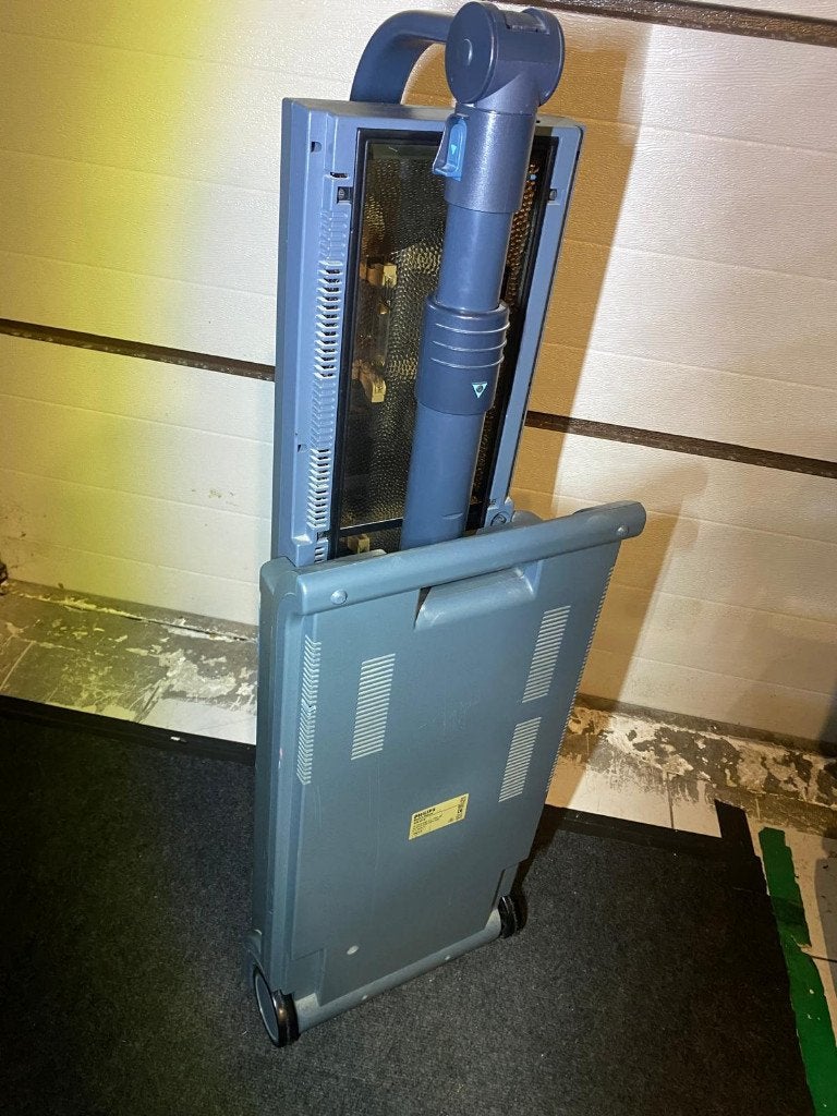 Philips inklapbare zonnebank HB 812, Witgoed en Apparatuur, Zonnebanken en Gezichtsbruiners, Ophalen, Gebruikt, Zonnebank enkelzijdig