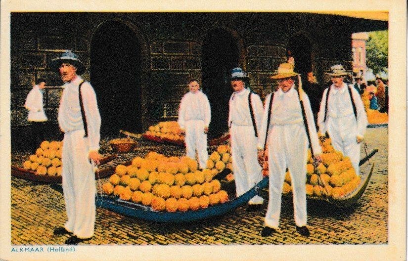 ALKMAAR - KAASDRAGERS, Ophalen of Verzenden, 1940 tot 1960, Ongelopen, Noord-Holland