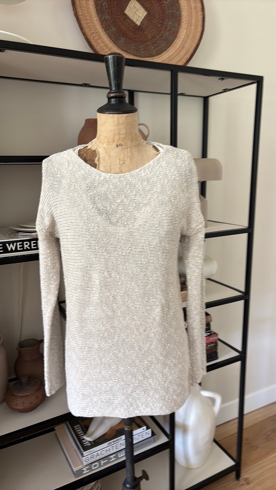 Anneclaire linnen trui nieuw maat 36/38, Verzenden, Nieuw, Maat 36 (S), Beige