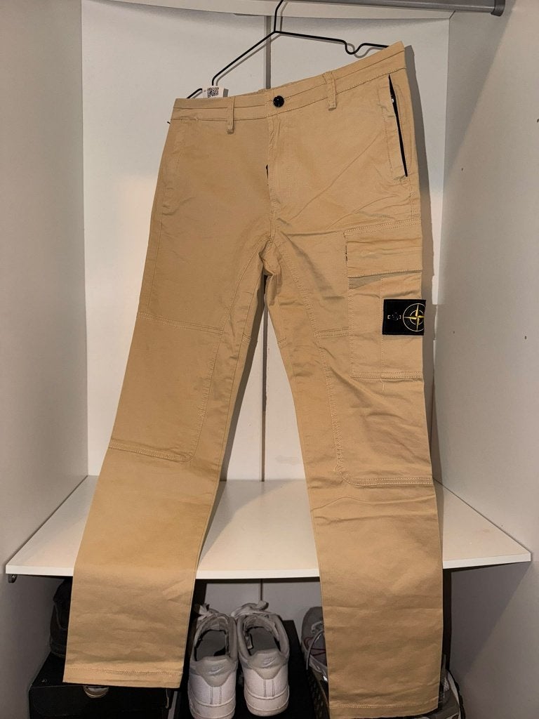 Stone Island Cargo Broek - Beige, Beige, Overige maten, Ophalen of Verzenden, Stone Island