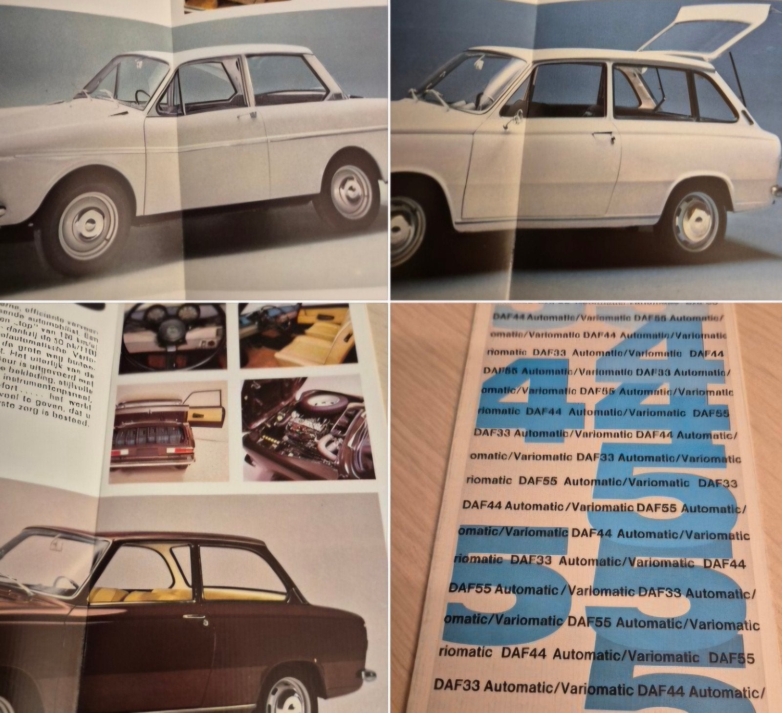 1970 Daf personen wagens Variomatic Daf 55 coupé Daf 44 33, Ophalen of Verzenden, Zo goed als nieuw, Overige merken