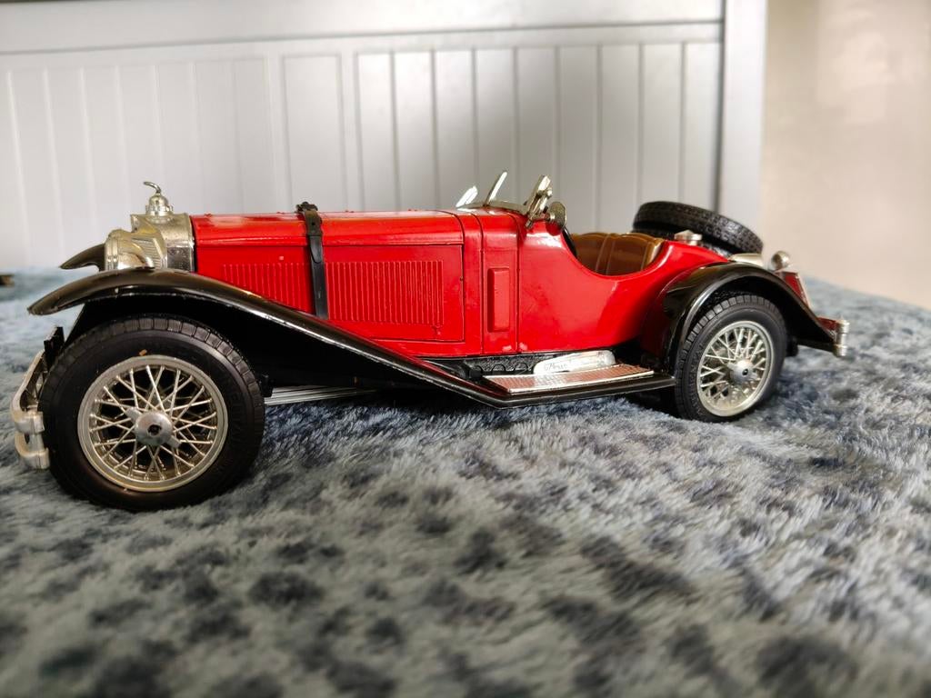 Bburago 1:18 - Mercedes-Benz 500K Roadster (1936), Ophalen of Verzenden, Zo goed als nieuw, Auto, Bburago
