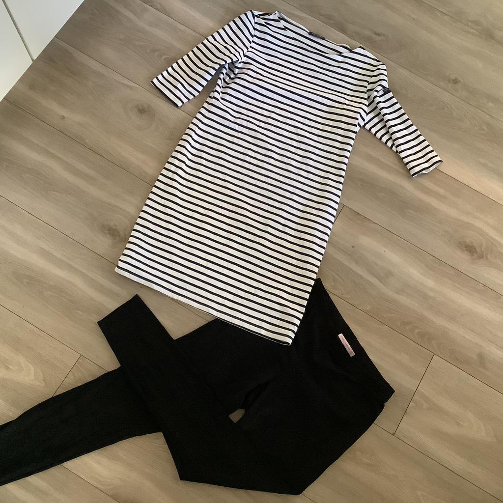 Travelstof studio anneloes legging xl en saint james jurk 44, Kleding | Dames, Zwart, Maat 42/44 (L), Ophalen of Verzenden, Zo goed als nieuw