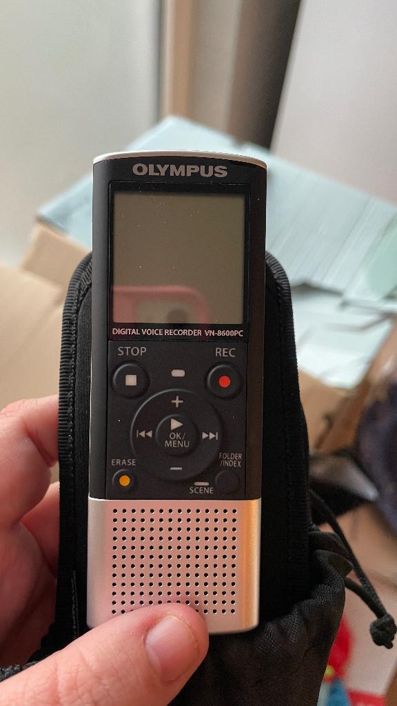 Olympus VN-8600PC digitale voice recorder / dictafoon, Ophalen of Verzenden, Zo goed als nieuw, Audio