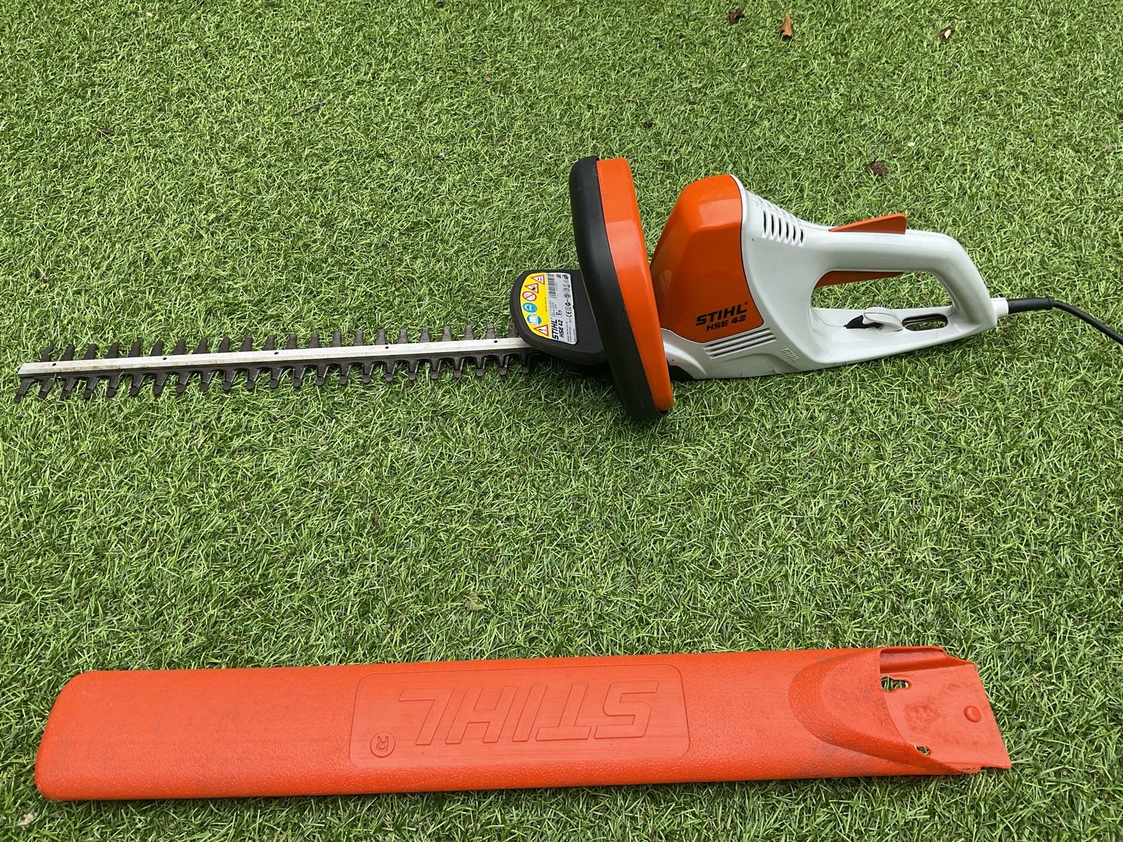 Stihl HSE 42 elektrische heggenschaar, Ophalen of Verzenden, Gebruikt, Elektrisch