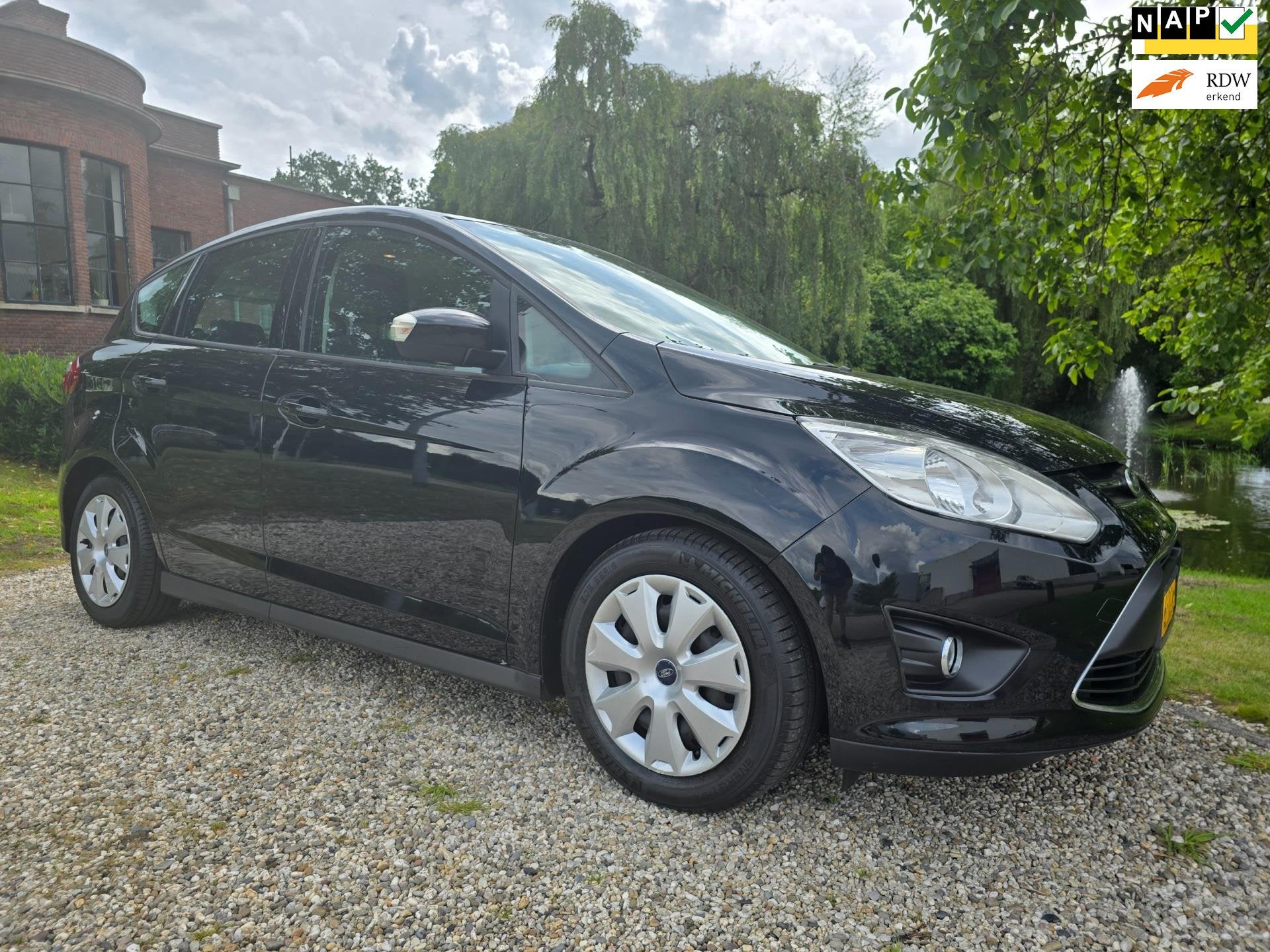 Ford C-Max 1.0 Trend AIRCO/cruise *apk:03-2027*, Auto's, Ford, Voorwielaandrijving, 125 pk, Gebruikt, Zwart