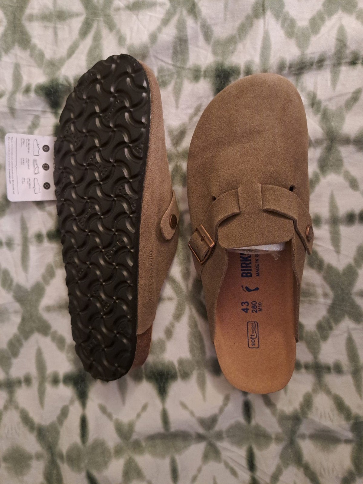 Birkenstock Boston sandalen maat 43 met kaartje, Kleding | Heren, Verzenden, Nieuw, Bruin