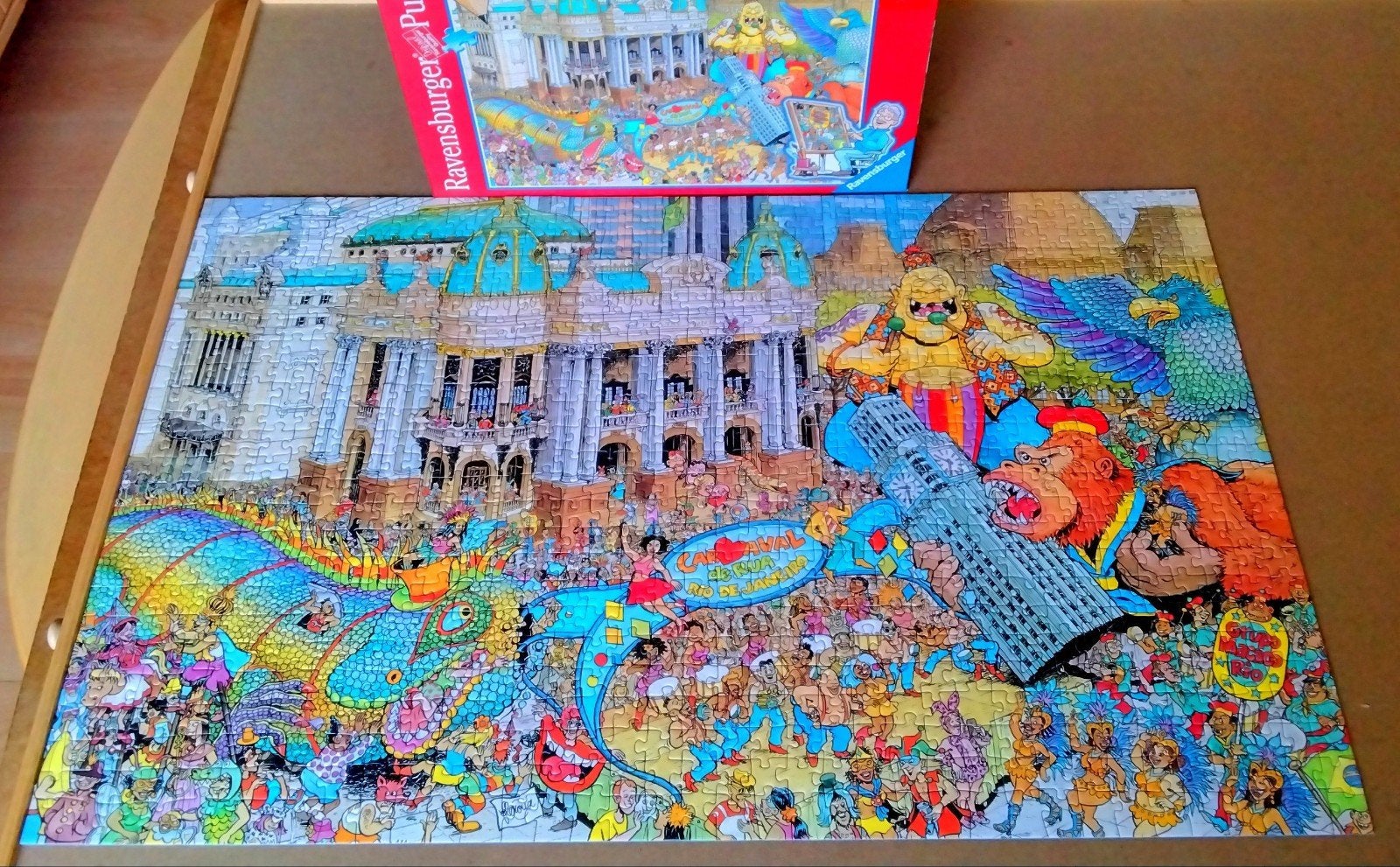 Ravensburger, Rio de Janeiro, New York en London, Ophalen of Verzenden, 500 t/m 1500 stukjes, Zo goed als nieuw, Legpuzzel