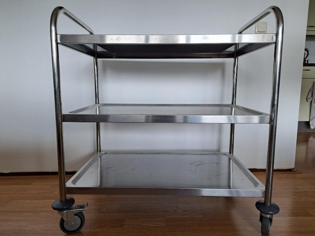 Serveerwagen, Ophalen, Gebruikt