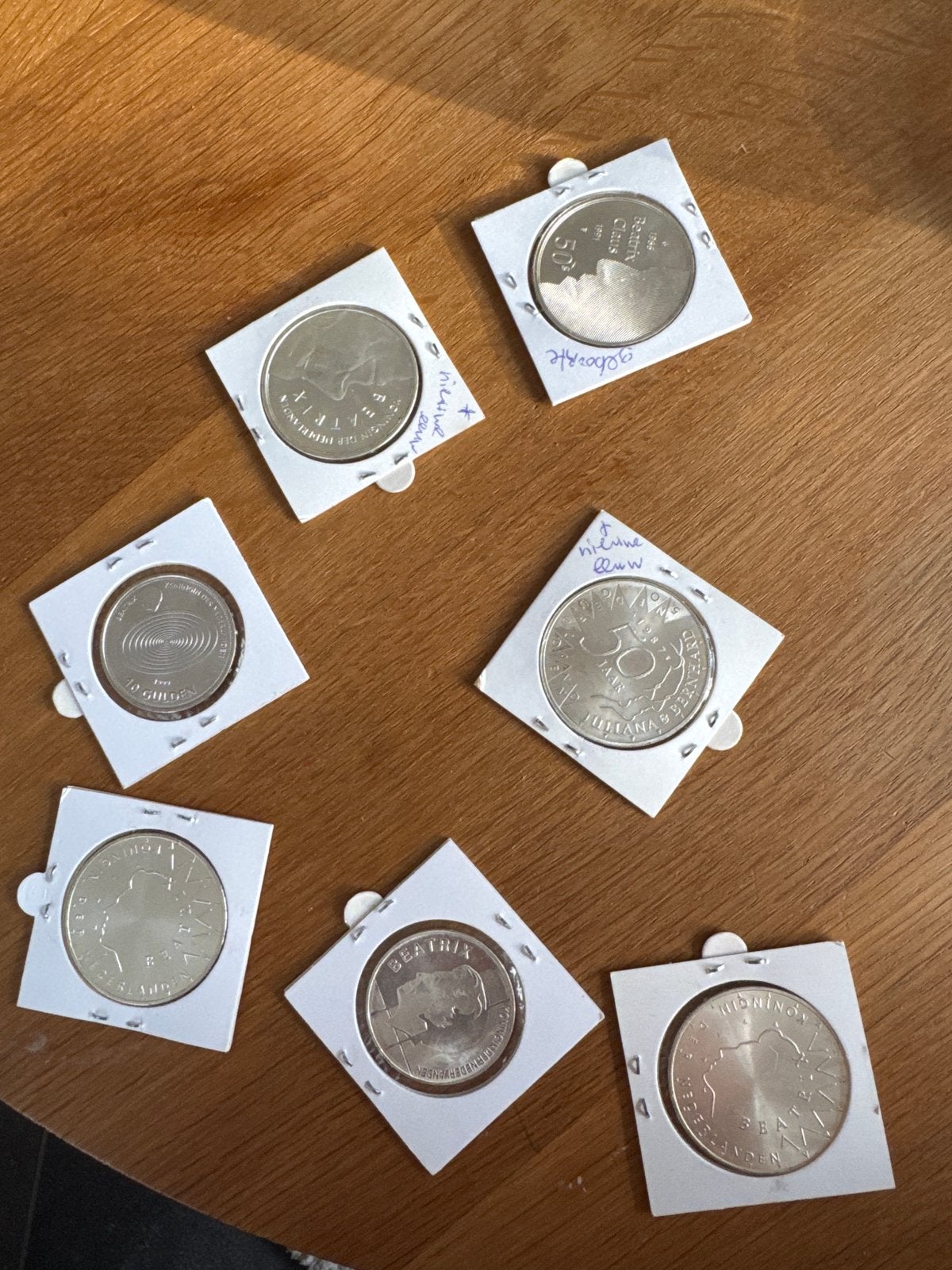Zilveren Nederlandse Herdenkingsmunten (1987-2000), Setje, Koningin Beatrix, Zilver, Ophalen of Verzenden