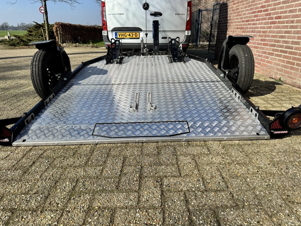 Afzinkbare Verlaagbare Opvouwbare Motortrailer 1/2 motoren, Auto diversen, Aanhangers en Bagagewagens, Niet ingevuld, Nieuw, Niet ingevuld