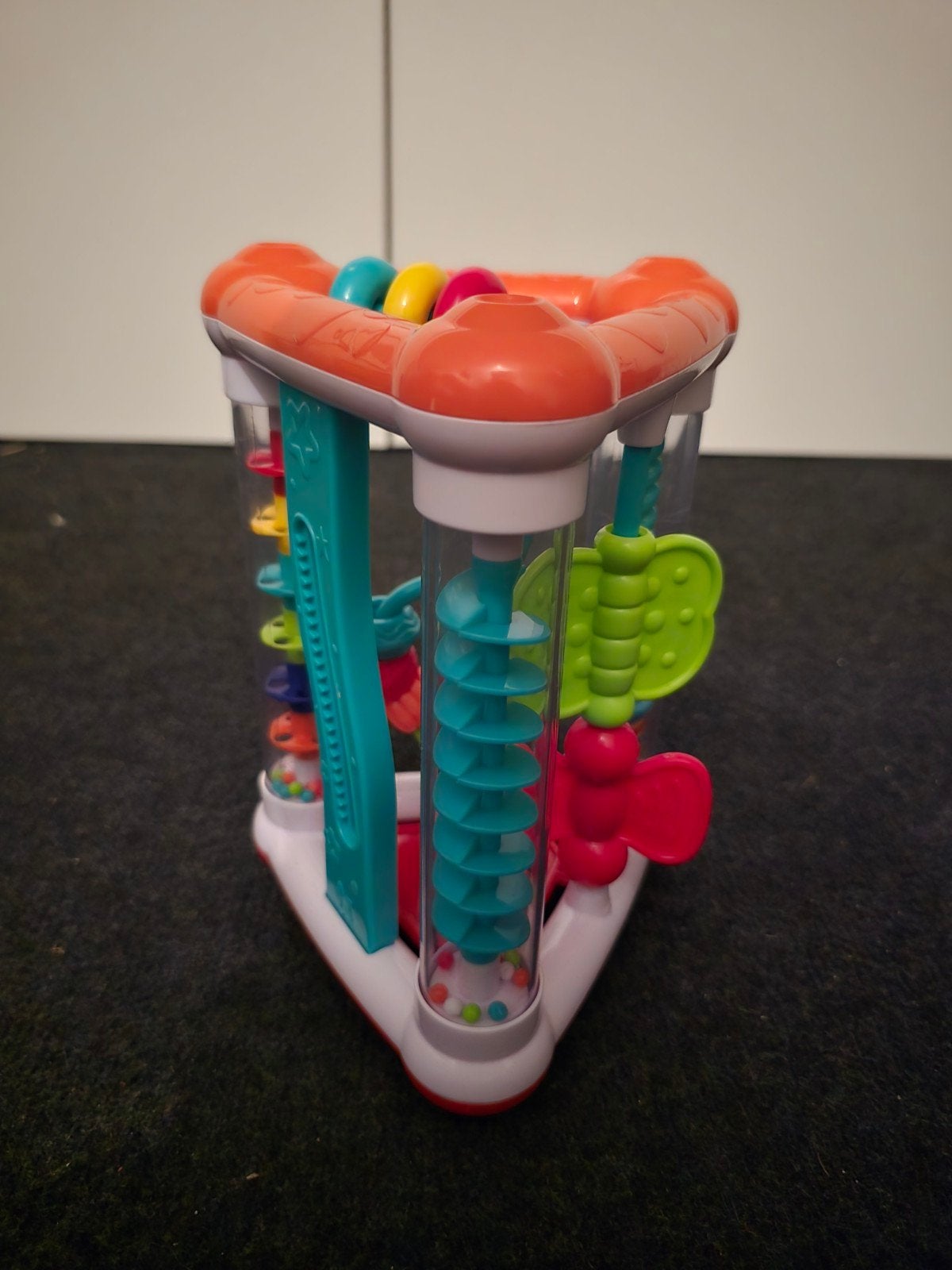 Vrolijke Baby Speelkubus met Rammelaars, Ophalen of Verzenden, Zo goed als nieuw, Overige typen, Met geluid