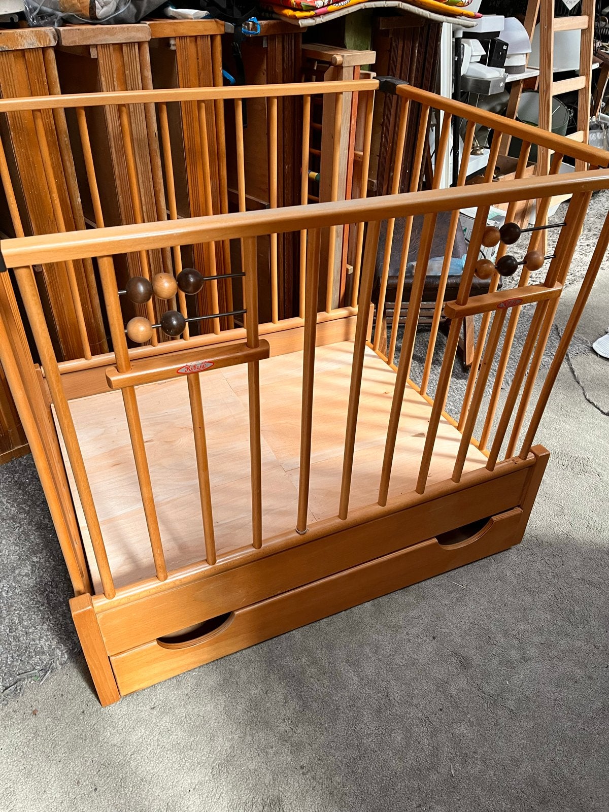 Kibofa Baby Box met Lade en Verstelbare Bodem, Ophalen, Gebruikt, Minder dan 140 cm, Minder dan 70 cm