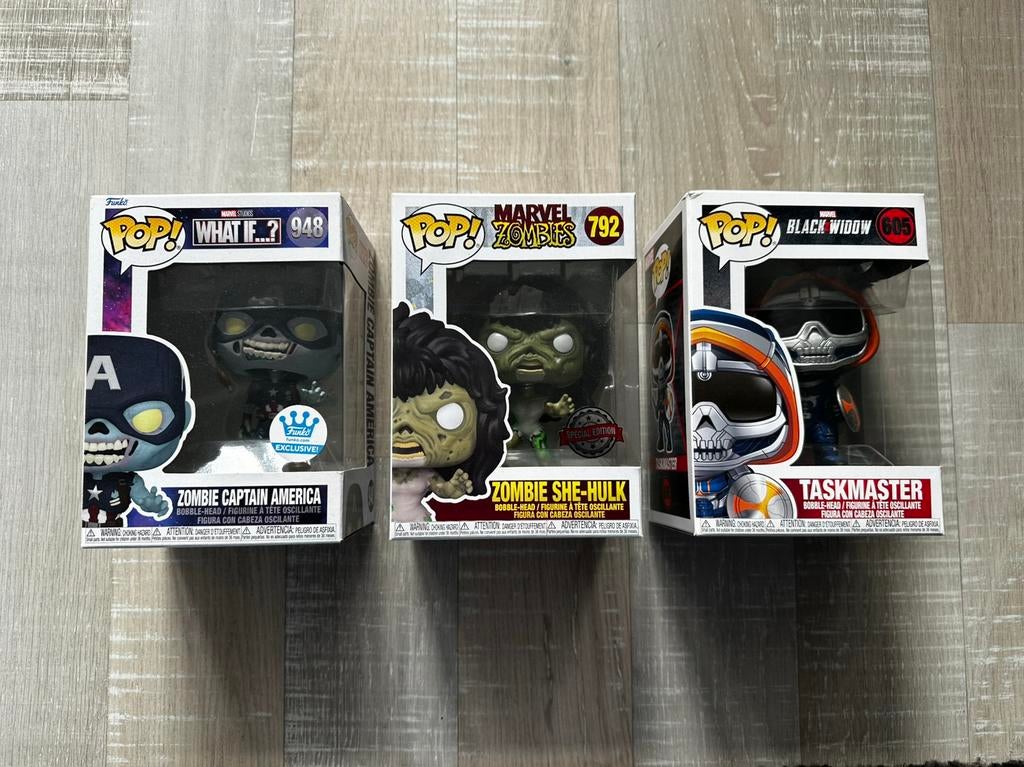FunkoPop 3x Marvel diverse series, Ophalen, Zo goed als nieuw