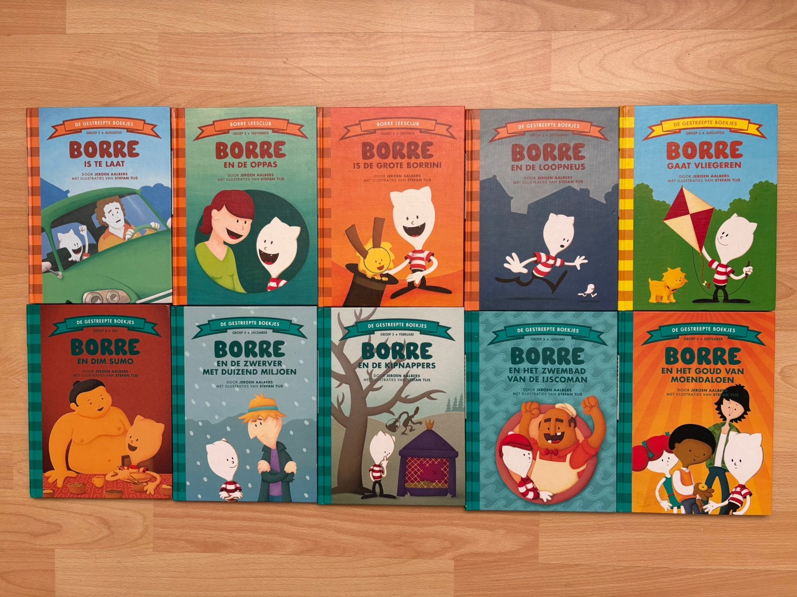 10 BORRE boekjes groep 2, 3 en 5 in nieuwstaat!!, Boeken, Ophalen of Verzenden, Zo goed als nieuw, Fictie algemeen