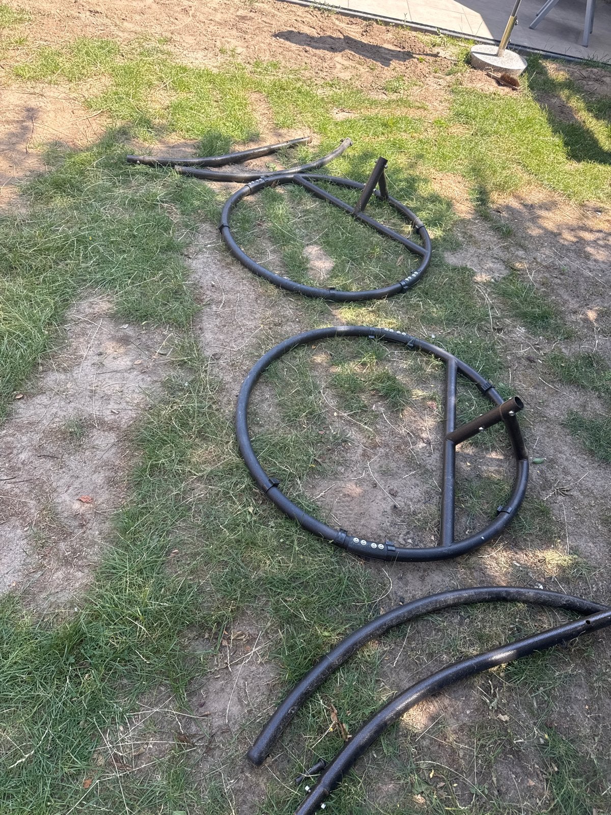 Onderdelen voor hangstoel/ staal frame /oud ijzer GRATIS, Ophalen, Gebruikt