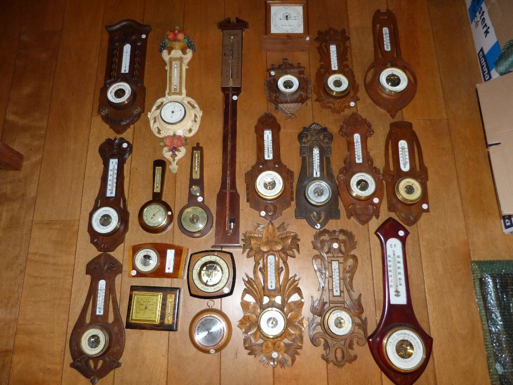 Diverse oude barometers, Audio, Tv en Foto, Weerstations en Barometers, Ophalen, Gebruikt, Barometer
