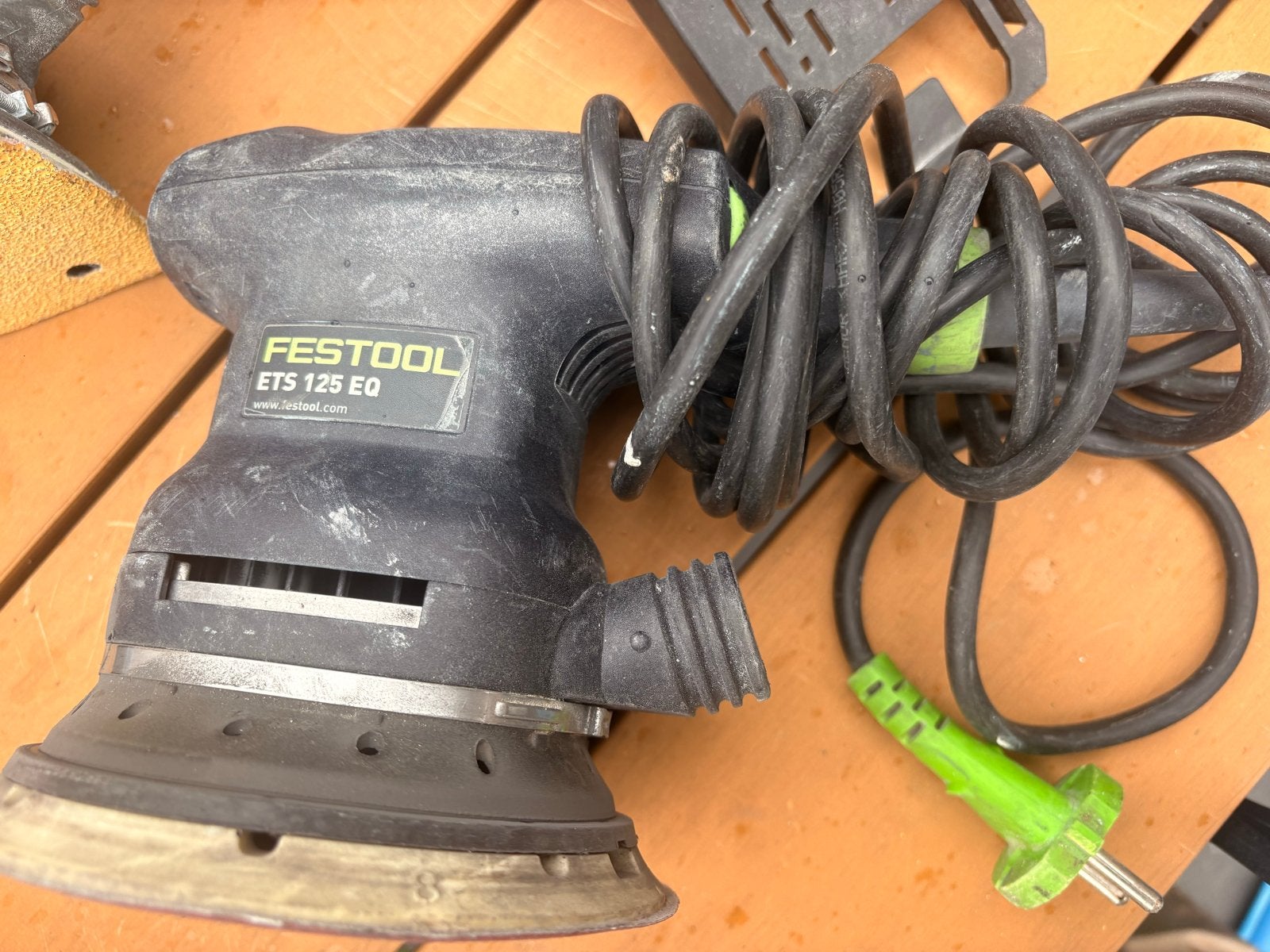 Festool Schuurmachines ETS 125 EQ en DS 400 EQ met accessoir, Doe-het-zelf en Verbouw, Ophalen of Verzenden, Gebruikt, Minder dan 600 watt