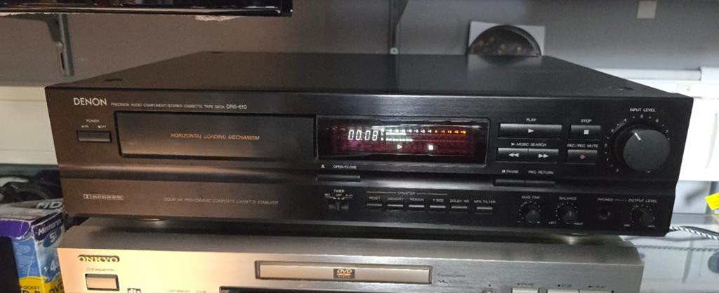 Denon DRS-610 Cassettedeck - Uitstekende Staat, Ophalen of Verzenden, Enkel, Denon, Tiptoetsen