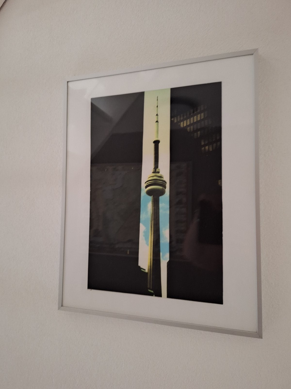 CN Tower, Canada ingelijst, Ophalen, Ingelijst werk, Zo goed als nieuw, Metaal